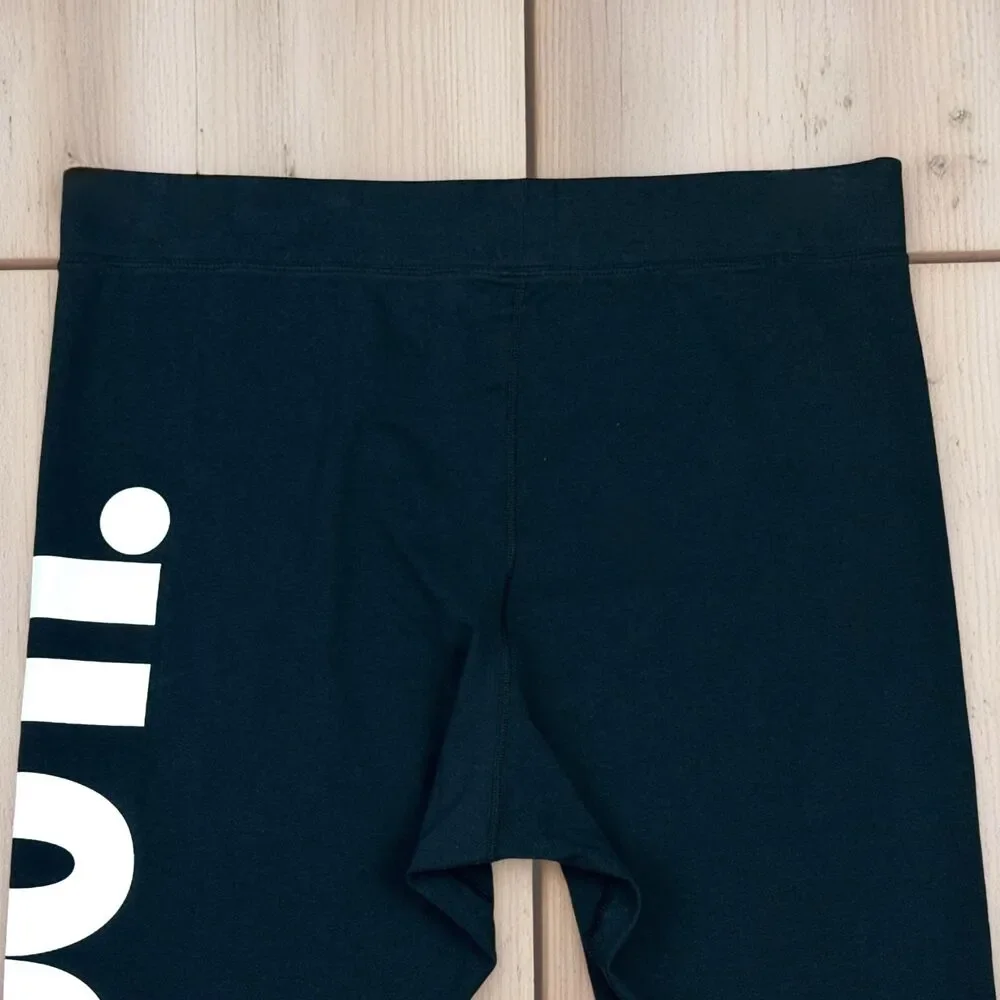 Nike Women's Black Plus Size High-Waisted 'JUST DO IT' Leggings 2XL DC6933-010